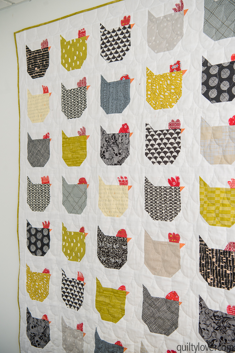 Free chicken quilt pattern for beginners - Pieced Brain