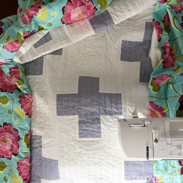 Simple Plus Quilt (with tutorial) Quilty Love
