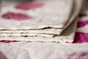 ginham quilt binding