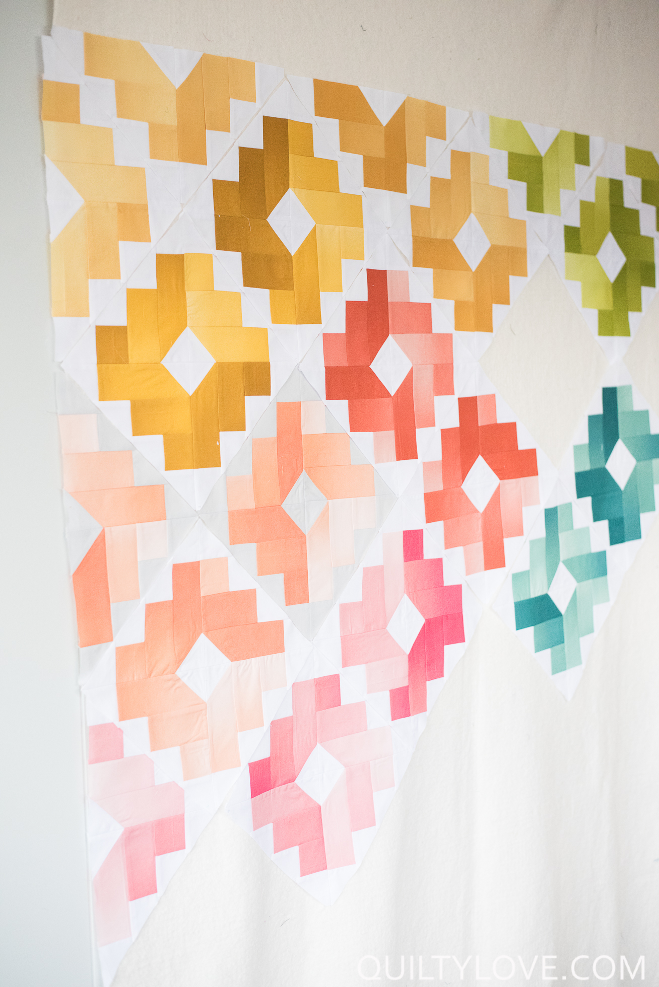 ombre gems quilt