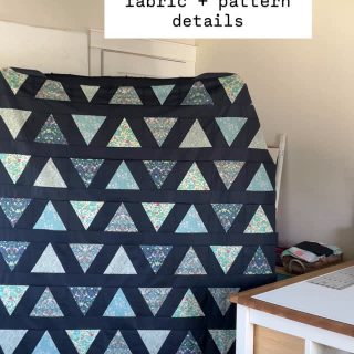 I finished up my Liberty of London Triangle Pop quilt before I headed off to retreat last week.  I love making this quilt.  It showcases those prints nicely but also doesn’t use a lot of them. It’s also pretty simple to make.  The only ruler I recommend is a flat tipped triangle ruler. 

My fabric was really dark which made it hard to mark for cutting my triangle sides.  So I realized it’s kind of slick to use the cutting mat marks instead. 

Comment “LINKS”  and I’ll send the pattern shop links + fabric details your way. 

▪️Pattern- #trianglepopquilt - in the shop
Fabrics - Liberty of London

#quiltylove quiltylovepatterns #trianglequilt #libertyoflondon #libertyoflondonfabric
