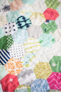 epp hexie quilt