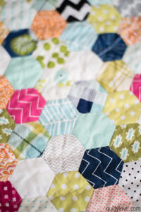 epp hexie quilt