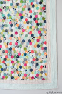 epp hexie quilt