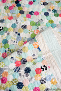 epp hexie quilt