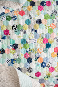 epp hexie quilt
