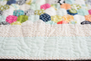 epp hexie quilt