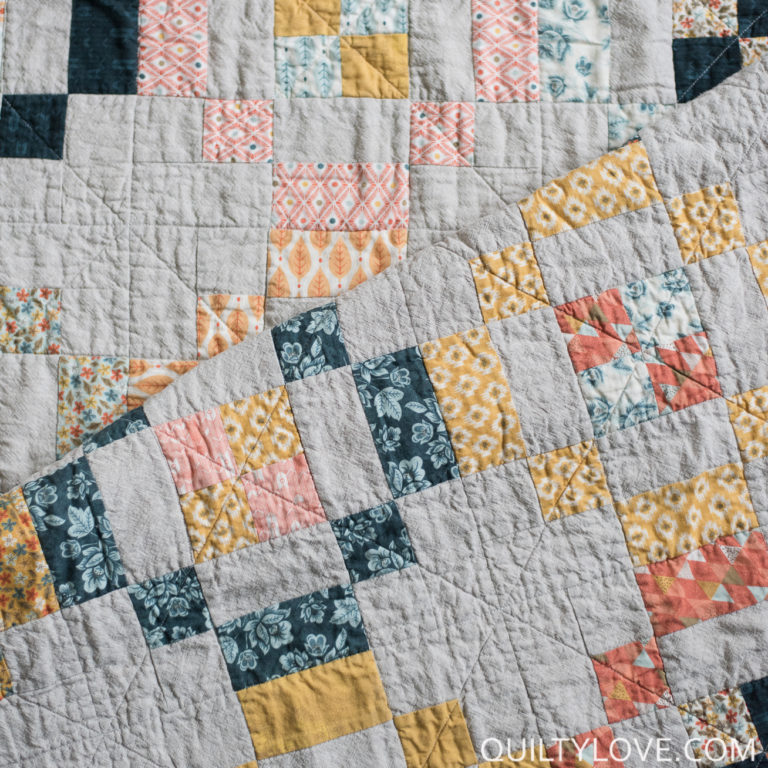Quilting successfully with Essex Linen Fabric Quilty Love
