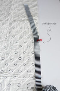 machine bind quilt