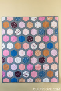 Hexie Framed quilt
