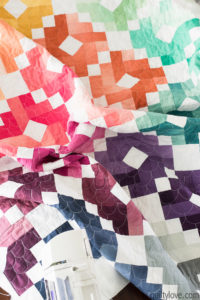 free motion quilting clamshells