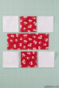 how to make a doll quilt by Emily of Quiltylove.com