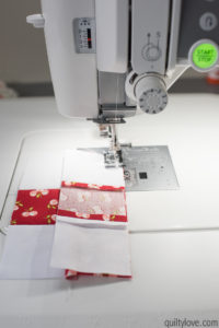 how to make a doll quilt by Emily of Quiltylove.com