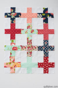 how to make a doll quilt by Emily of Quiltylove.com