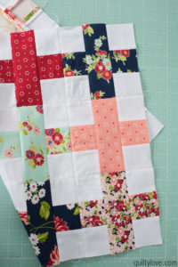 how to make a doll quilt by Emily of Quiltylove.com