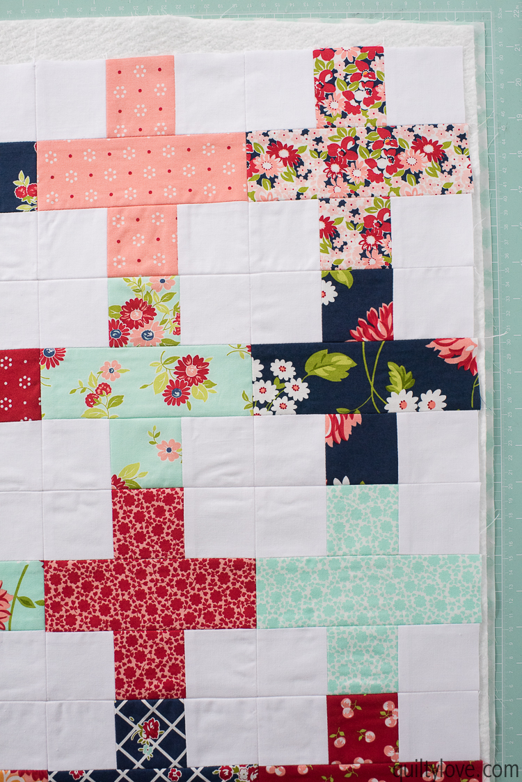 how to make a doll quilt by Emily of Quiltylove.com