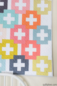 plus and minus quilt pattern by Emily of Quiltylove.com