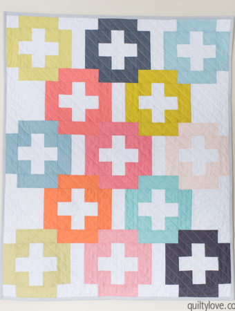 plus and minus quilt pattern by Emily of Quiltylove.com