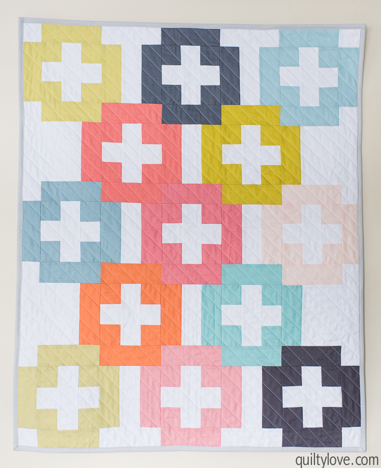 plus and minus quilt pattern by Emily of Quiltylove.com