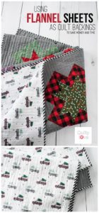 sheets as quilt backings by emily of quiltylove.com