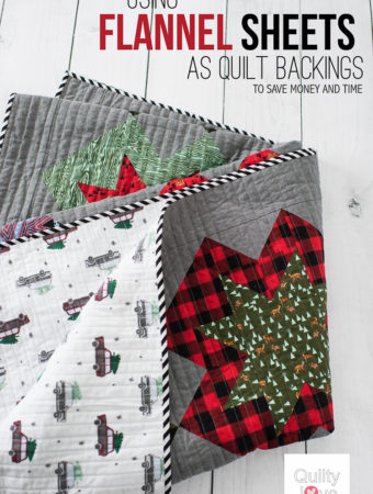 sheets as quilt backings by emily of quiltylove.com