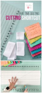 Save time quilting with this cutting shortcut