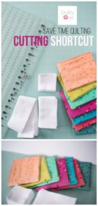 Save time quilting with this cutting shortcut