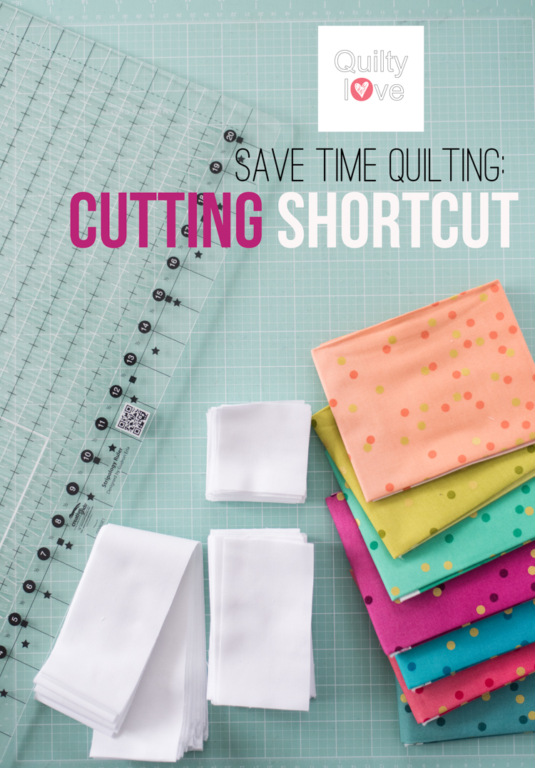 Save time quilting with this cutting shortcut