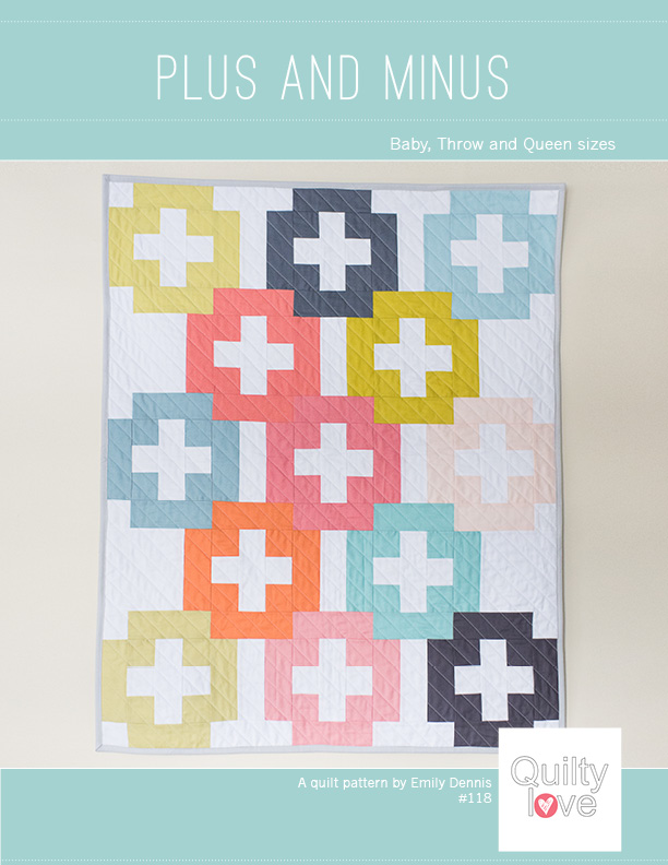 Plus and Minus quilt pattern