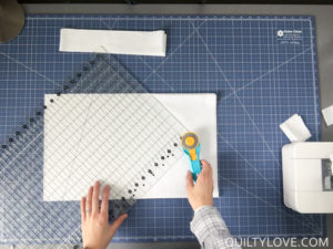 Save time quilting with this cutting shortcut.