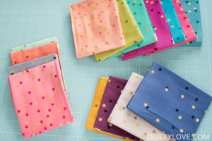 Ombre gems quilt along