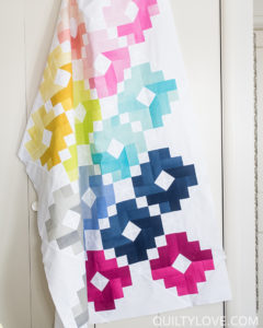 Cotton and Steel ombre gems quilt pattern