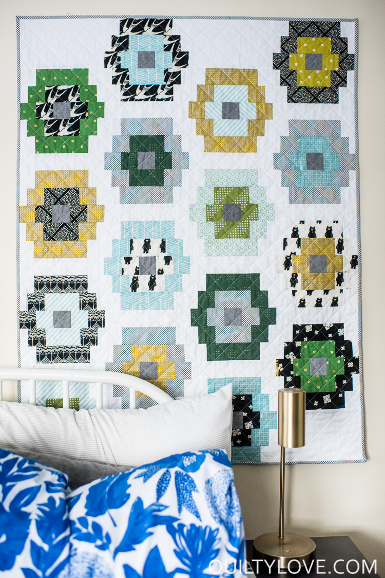 Quilty Beads quilt pattern by Emily of quiltylove.com