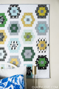 Quilty Beads quilt pattern by Emily of quiltylove.com