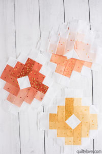 Ombre gems quilt along week three