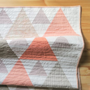 Triangle Peaks quilt pattern