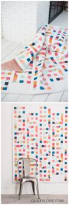 Friendly stars quilt pattern by Emily of quiltylove.com