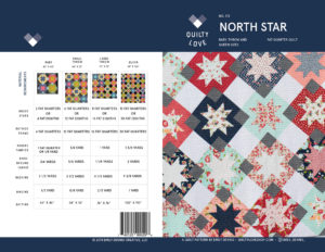 North Star quilt pattern by Quiltylove.com