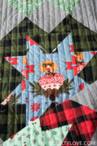 Christmas North Star quilt pattern