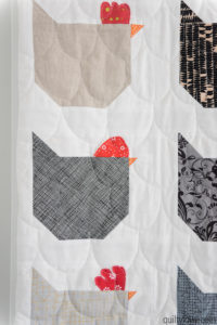 chicken quilt by emily of quiltylove