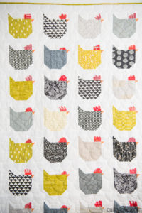 chicken quilt by emily of quiltylove