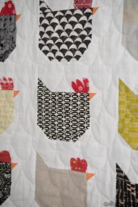 chicken quilt block