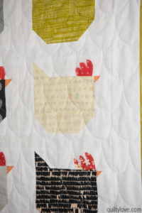 chicken quilt block