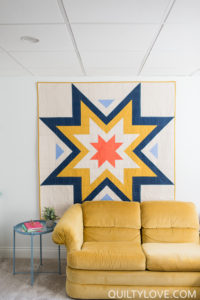 Expanding Stars quilt pattern by Emily of Quiltylove.com