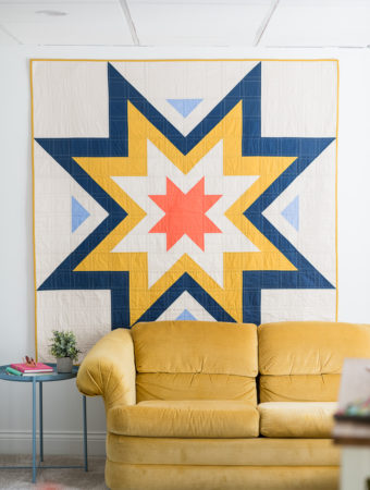 Expanding Stars quilt pattern by Emily of Quiltylove.com