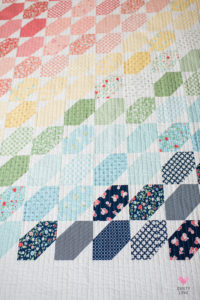 Jelly bean quilt by Emily of quiltylove.com