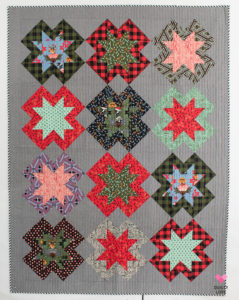 Christmas North Star quilt by Emily of Quiltylove.com