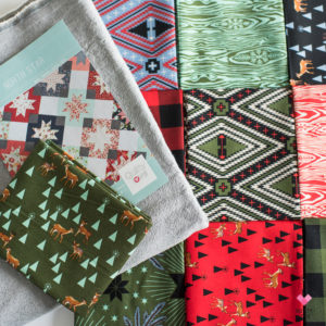 Christmas North Star quilt by Emily of Quiltylove.com