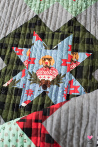 Christmas North Star quilt by Emily of Quiltylove.com