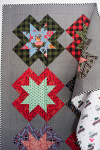Christmas North Star quilt by Emily of Quiltylove.com